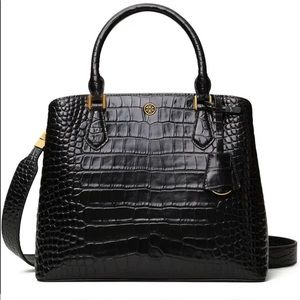 Robinson Embossed Leather 3-Compartment Tote Bag